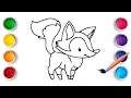 Fox Coloring Pages for Kids Educational Fun s