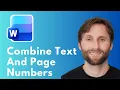 How to Combine Text and Page Numbers in Headers and Footers in Microsoft Word Full Guide 2026