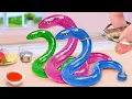 Download Lagu 😘Catch Small Eels and Cook Miniature Fish Eel with Spicy Samyang Noodles 🍟 Tina Mini Cooking