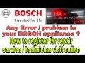 appliances repair service technician visit booking online process