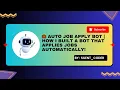 Automated Job Application Bot Apply Jobs on Automatically