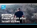 Deadly Israeli strikes in Lebanon put peace talks at risk FRANCE 24 English