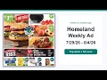 Homeland Weekly Ad 26 - 26 Top 10 Deals