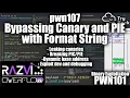 PIE and Canary bypass with Format String - pwn107