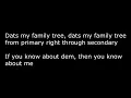 Family tree lyrics by Ramz