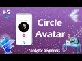 Circle avatar widget Flutter circle avatar widget