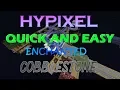 Hypixel Skyblock - Quick Tutorial on getting Enchanted Cobblestone Easy PATCHED