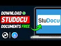 How to Download Studocu Documents For Free 2025 New Method