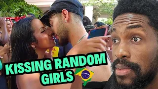 kissing random girls at brazil carnival brazil carnival travel 