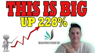 BIG Things Coming for American Diversified Holdings ADHC Stock UP 228