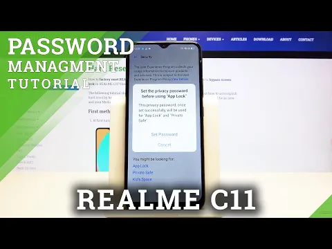 Download MP3 How to Set Password on Apps in REALME C11 – App Locker