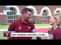 Troy women s football clinic happening Thursday