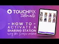 How to Activate a Sharing Station Using the SCANPIX Sharing Method