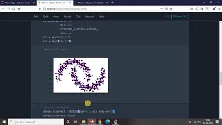 DBSCAN implementation using Python Sklearn