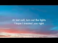 Dermot Kennedy - One life lyrics