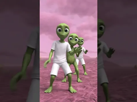 green uzayli | Alien dance | Ami tu kasita | dame tu cosita #greenalien #dametucosita