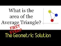 A new way of finding the average triangle
