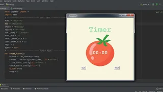 Build pomodoro timer in Python