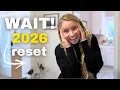 The Minimalist Winter Reset To DO Before 2026