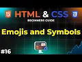 Emojis and Symbols in HTML HTML and CSS Beginners Guide IMS Coding