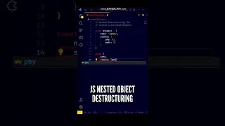 JavaScript Nested Destructuring for Objects with Nested Structures