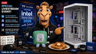 Intel Gamers Days 2026 Power UP and Play CAPO X Dual PC Build PC Giveaway Weekly Waffle Giveaways
