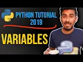 1 - what are variables Python tutorial for beginners 2019