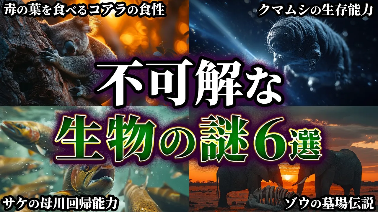 【ゆっくり解説】意外と知らない不可解な生物の謎6選