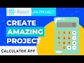 React Js Calculator App Simple and Basic React Calculator React js project for beginners