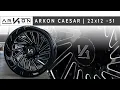 ARKON Caesar 22x12 - 51 Black Milled