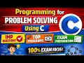 Programming for Problem Solving C Programs JNTUH BTECH R25 IMP QUESTIONS