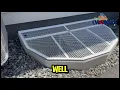 Black vs White Powder-Coated Metal Grates Custom Window Well Covers with Vertical Extensions