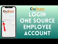 How to Login to OneSource Employee Account 2024