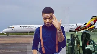 wizkid herotic arrival in uganda lands using a private jet from nigeria 