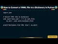 How to Convert a YAML File to a Dictionary in Python