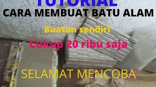 Download TUTORIAL CARA MEMBUAT BATU ALAM BUATAN SENDIRI|CUKUP UANG 20RB MP3