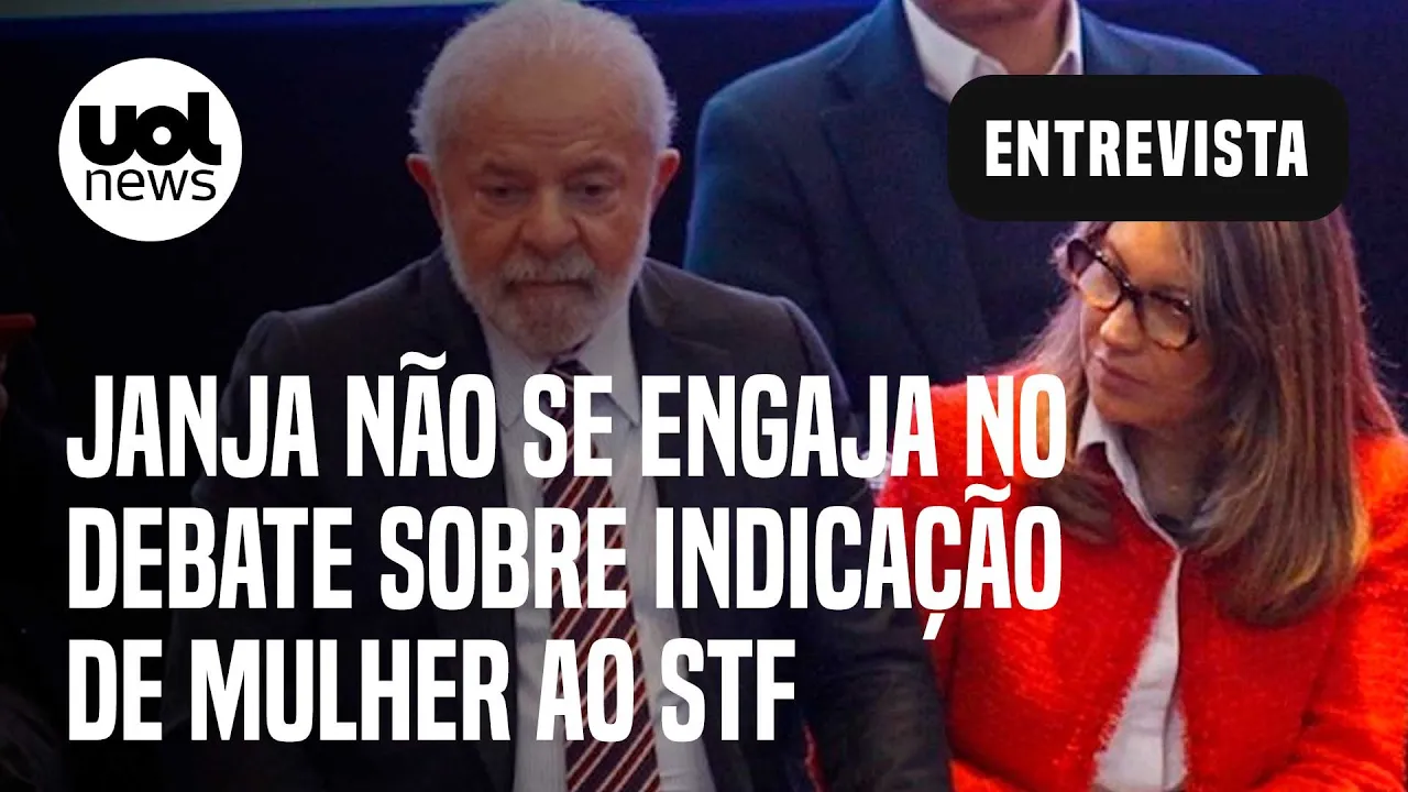 Janja é 'respeitosa' e não se engaja no debate sobre indicação de mulher ao STF | Mônica Bergamo