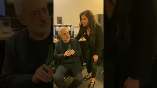 لحظات خودمونی با ابی در بک استیج کنسرت ملبورن در استرالیا 