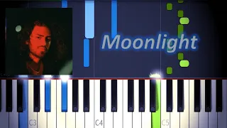 Download Ali Gatie - Moonlight (Piano Cover + Sheets + MIDI)|Magic Hands MP3