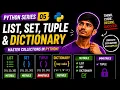 Python List Set Tuple Dictionary Mutable vs Immutable Ep 5