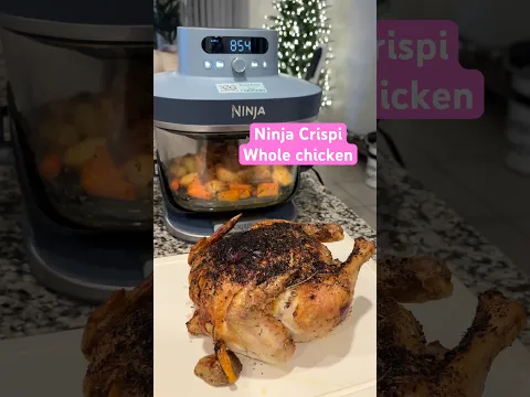 Ninja Crispi Pro Whole Chicken #ninjacrispi #chickenrecipe #dinnerideas #whatsfordinner #momlife - YouTube thumbnail