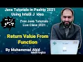 26 Return value from function in Java - Pashto