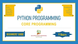 Python for Beginners Python Core Programming in Tamil Python Programming in Tamil