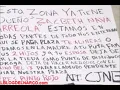 Esta zona ya tiene dueno CNJG deja narcomanta con advertencia en Tijuana