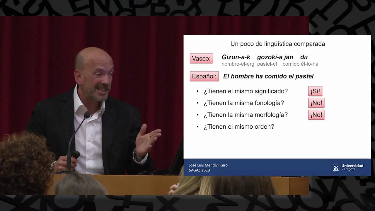 Estructura Sintáctica y Orden de Palabras: relacionados pero diferentes. Jose Luis Mendivil.