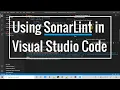 Using SonarLint in Visual Studio Code