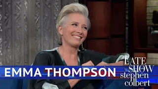 how emma thompson prepared for late night