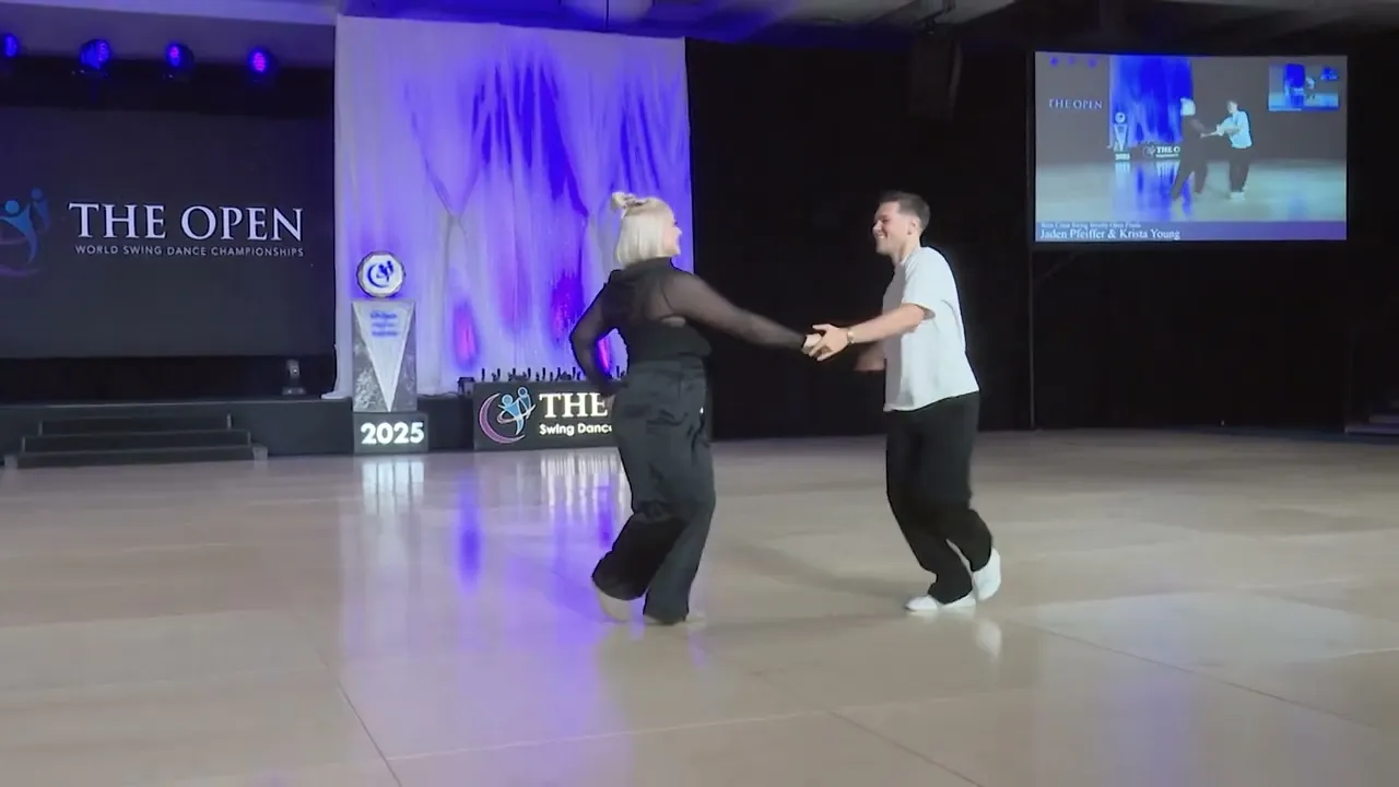 Jaden Pfeiffer and Krista Young - Strictly Swing - Open Finalist - The Open 2025