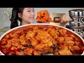 Download Lagu ASMR 쫄깃탱탱 대창 사리 팍팍 추가해서 곱도리탕 먹어볼게요!! 밥은 3공기만😁 리얼먹방 :) Braised Spicy Chicken MUKBANG