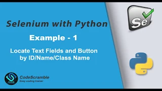 How to locate Text Field and Button elements by ID or Name or Class Name in Selenium Example 1